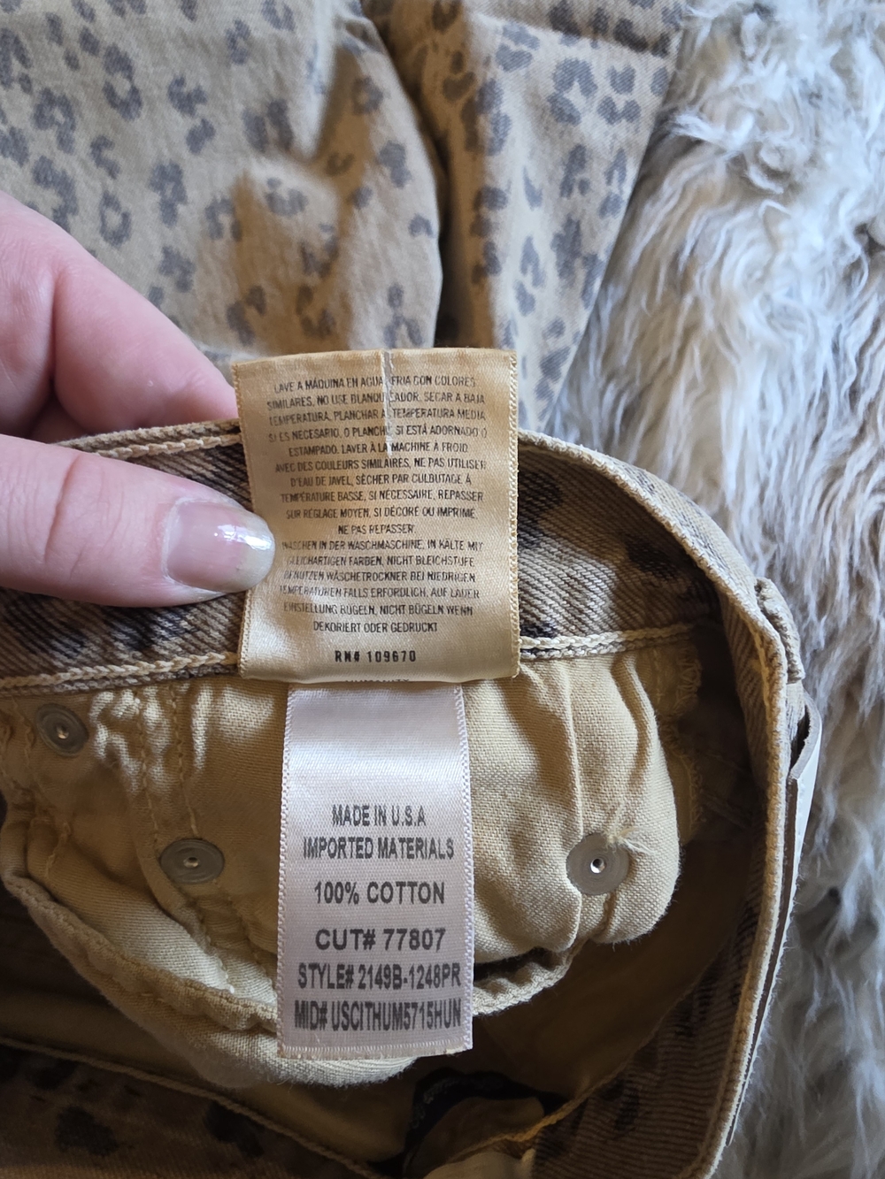 Citizens Of Humanity Miro Cheetah-Print Relaxed Barrel Jeans - Picture 6 of 11